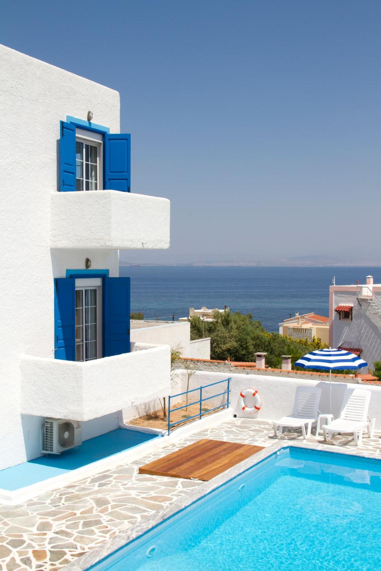 Blue Dolphin Studios And Apartment Vagia  Bagian luar foto